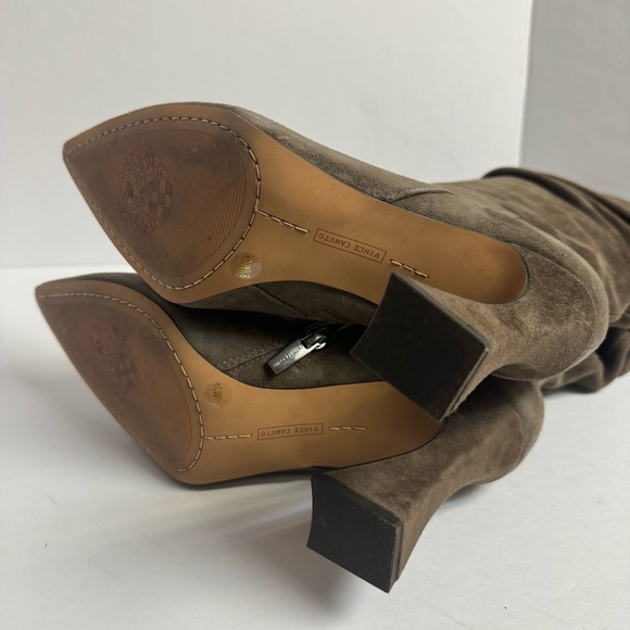 Vince Camuto Womens Alinkay Knee High Boot Sable Suede Size 8.5 M - Picture 5 of 6